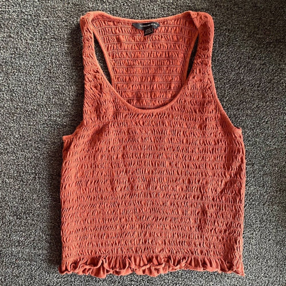 American Eagle Ruched/Scrunched Tank Top, size M